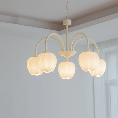 Elowen Floral Glass Chandelier Light
