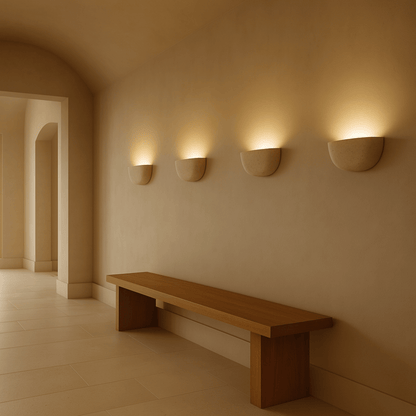 Siya Travertine Wall Light