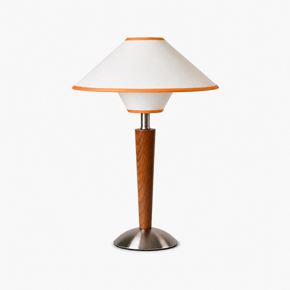 Valerie Wooden Fabric Table Lamp