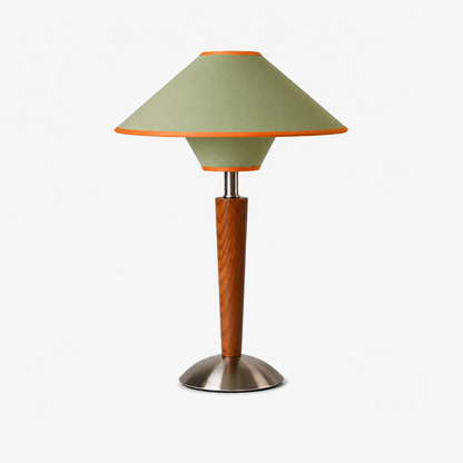 Valerie Wooden Fabric Table Lamp