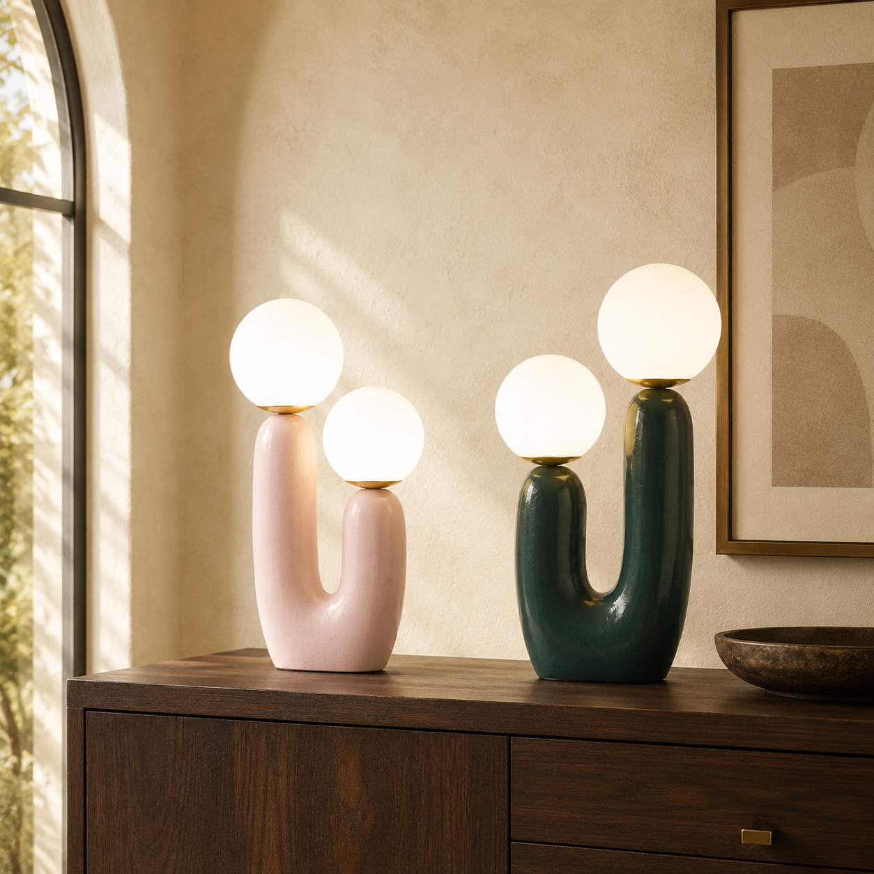 Velmora Globe Table Lamp