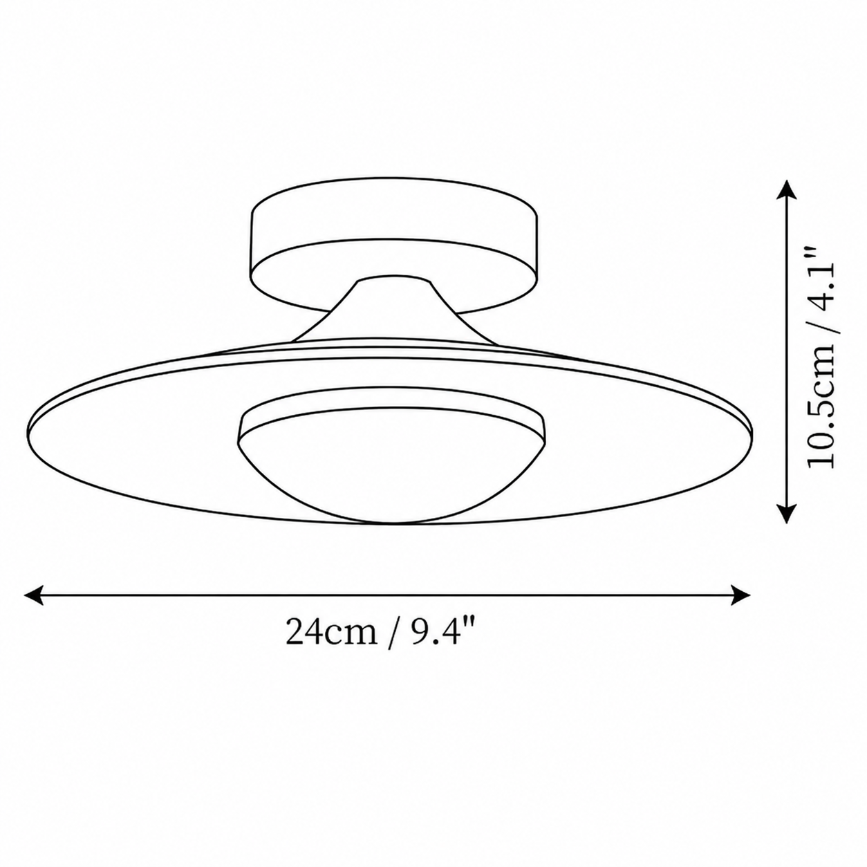Velora Disc Ceiling Light