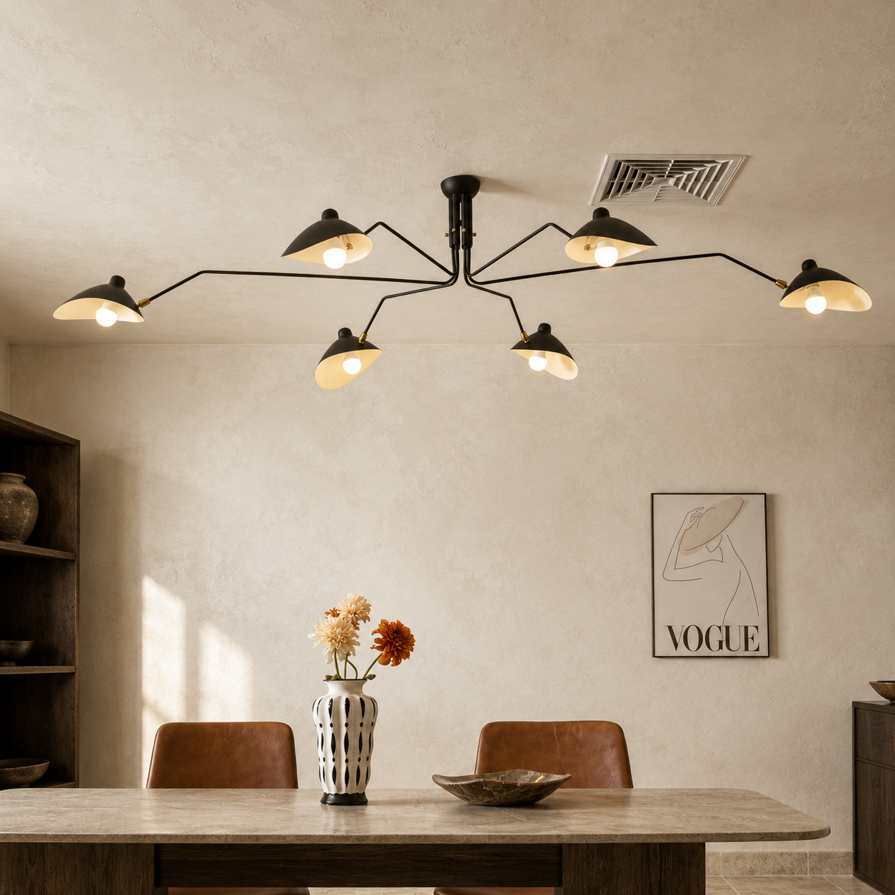Velora Multi Arm Ceiling Light