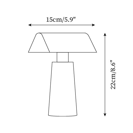 Coralie Cordless Banker Table Lamp