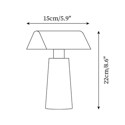 Coralie Cordless Banker Table Lamp