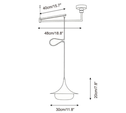 Averelle Swing Arm Pendant Light