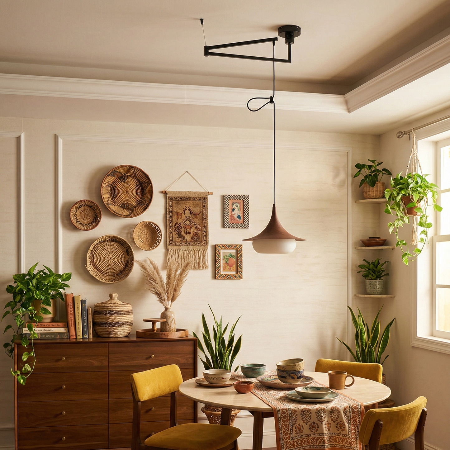 Averelle Swing Arm Pendant Light
