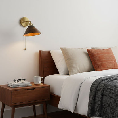 Brinley Wood Wall Light
