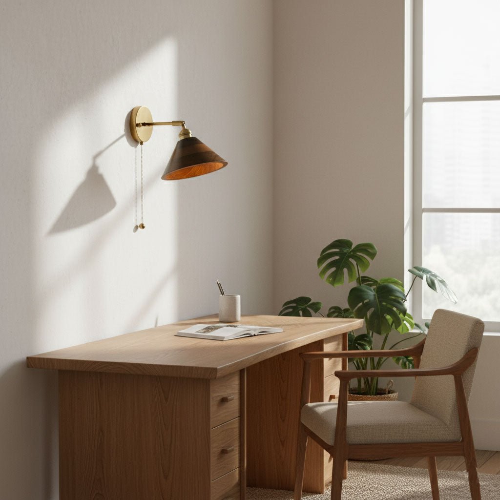 Brinley Wood Wall Light