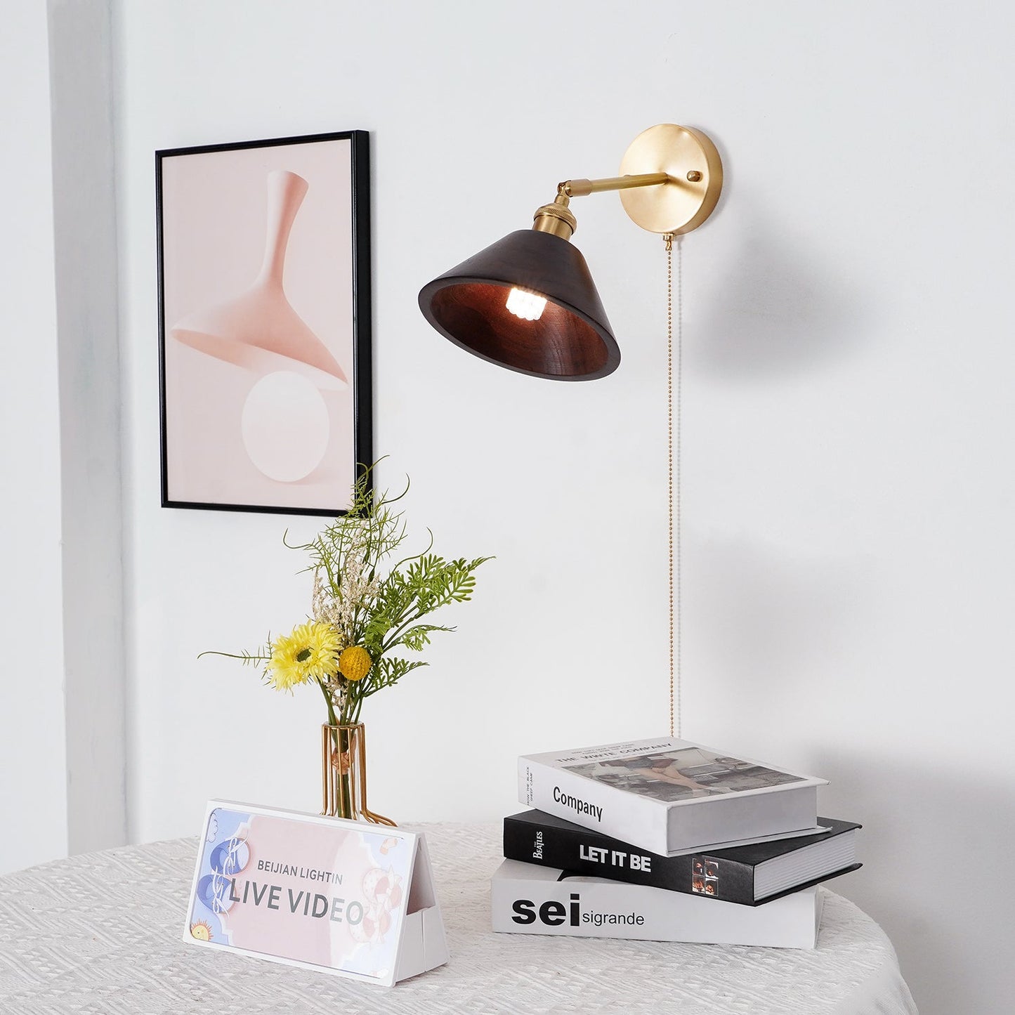 Brinley Wood Wall Light
