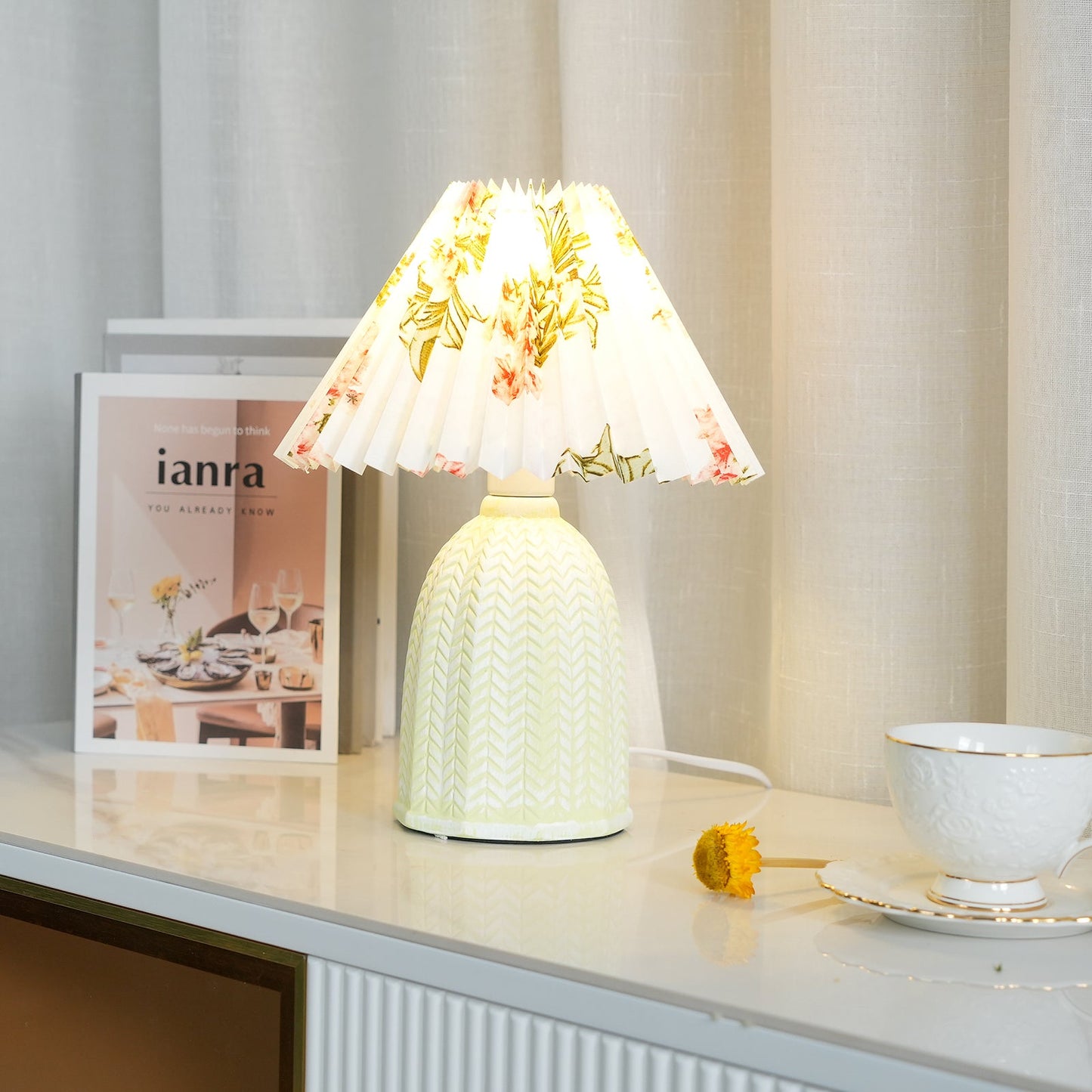 Arden Pleated Table Lamp