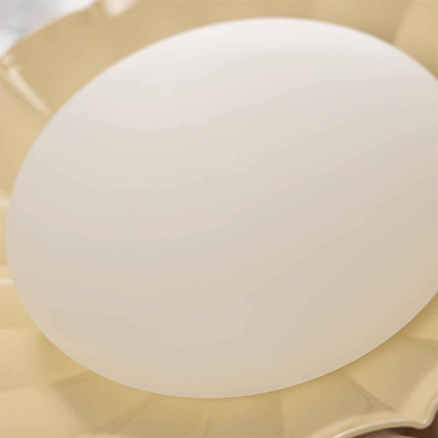 Vintage Scalloped Flush Ceiling Light