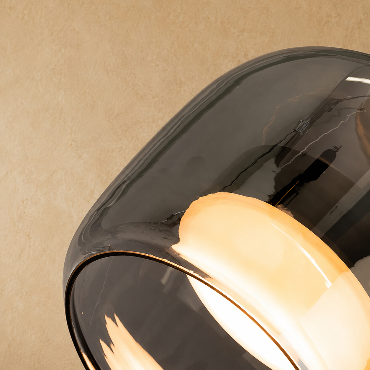 Vionne Smokey Glass Pendant Light