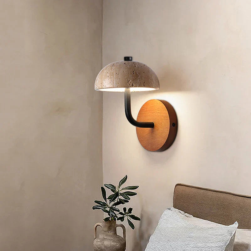 Siya Travertine Wall Lamp