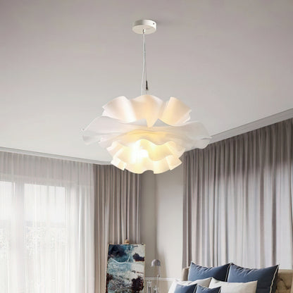 Noelle White Lotus Pendant Light
