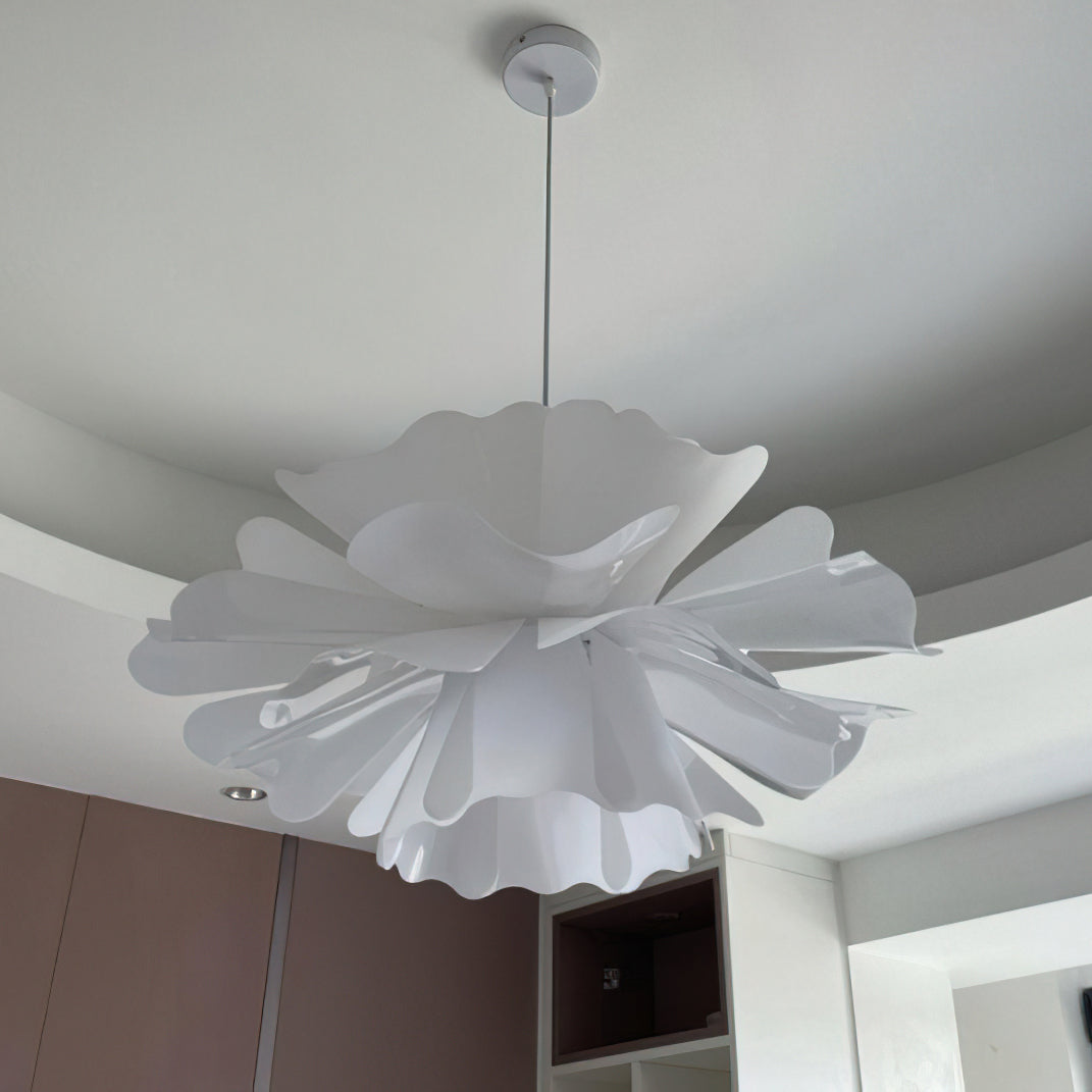 Noelle White Lotus Pendant Light