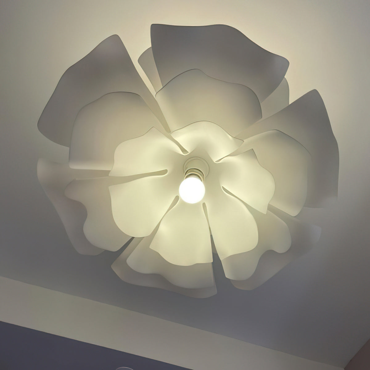 Noelle White Lotus Pendant Light