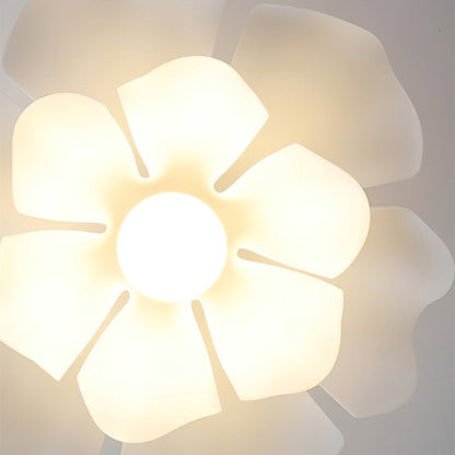 Noelle White Lotus Pendant Light