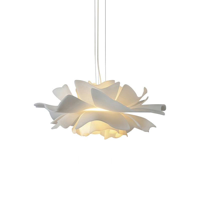 Noelle White Lotus Pendant Light