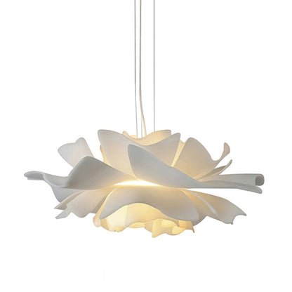 Noelle White Lotus Pendant Light