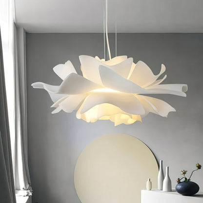 Noelle White Lotus Pendant Light