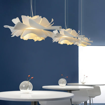 Noelle White Lotus Pendant Light