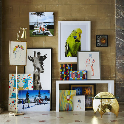 Odette Easel Frame Support Floor Lamp