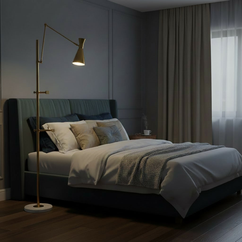 Odette Easel Frame Support Floor Lamp