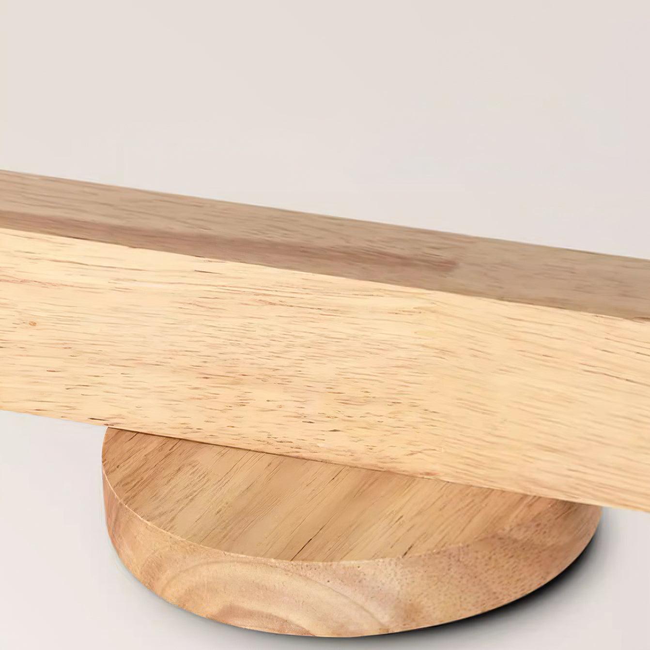 Wooden Multi Head Track Ceiling Light