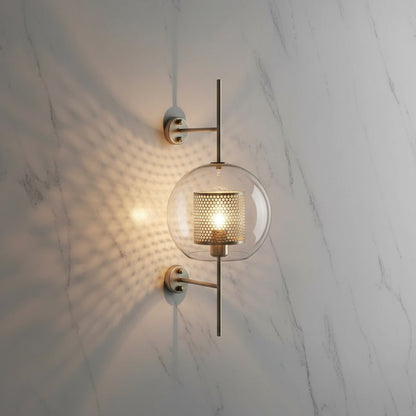 Lorienne Modern Glass Wall Light
