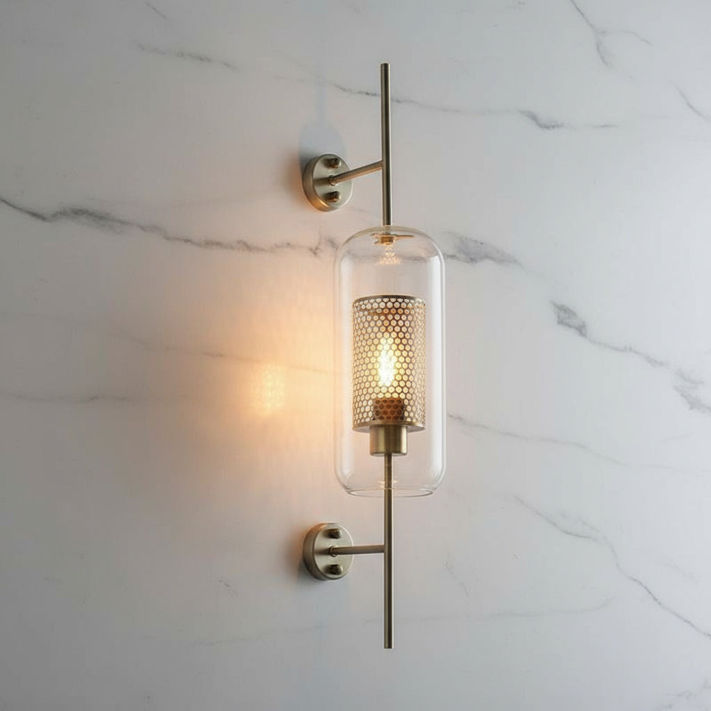 Lorienne Modern Glass Wall Light
