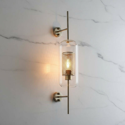 Lorienne Modern Glass Wall Light
