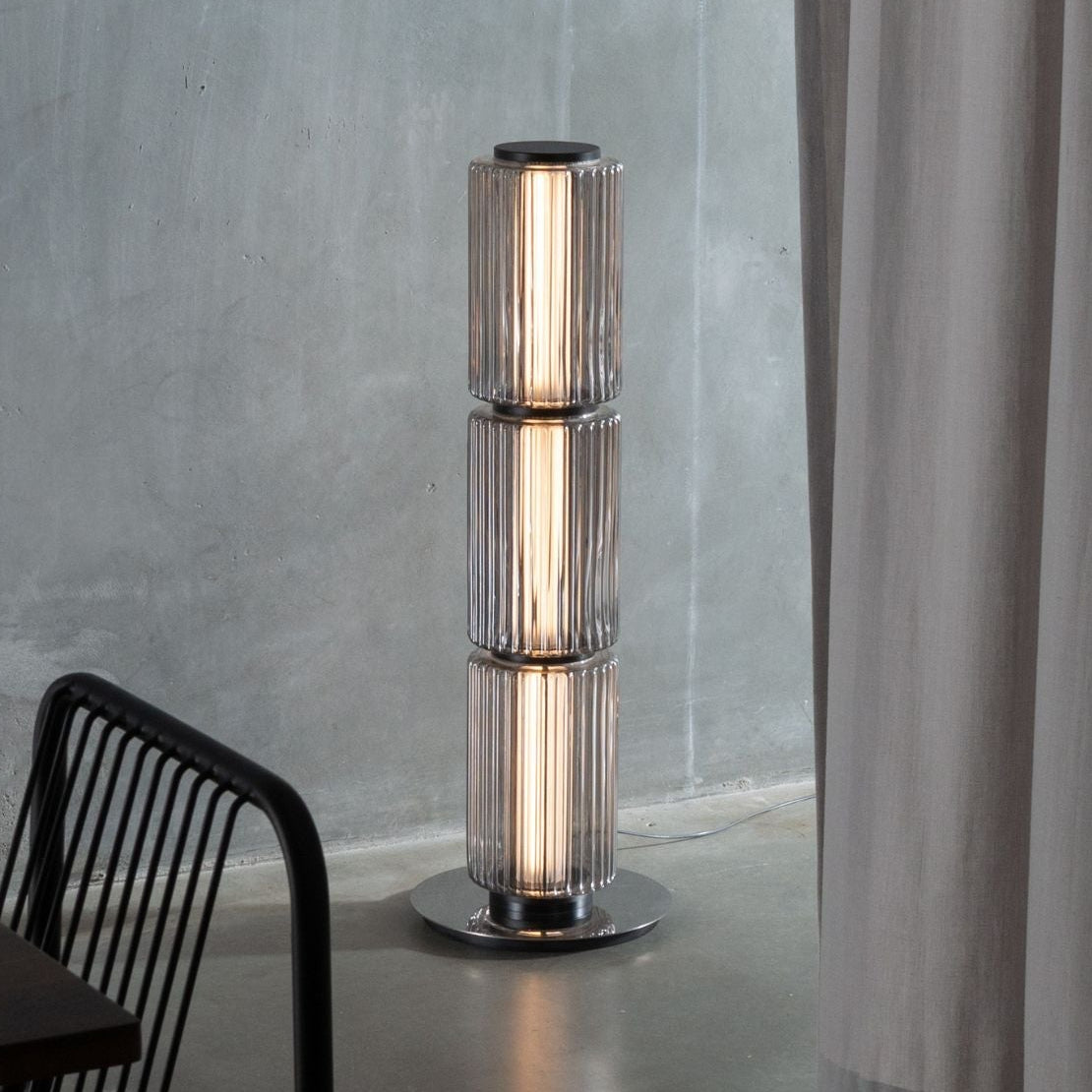 Solvane Glass Floor Lamp