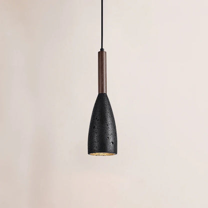 Siya Travertine Teardrop Pendant Light