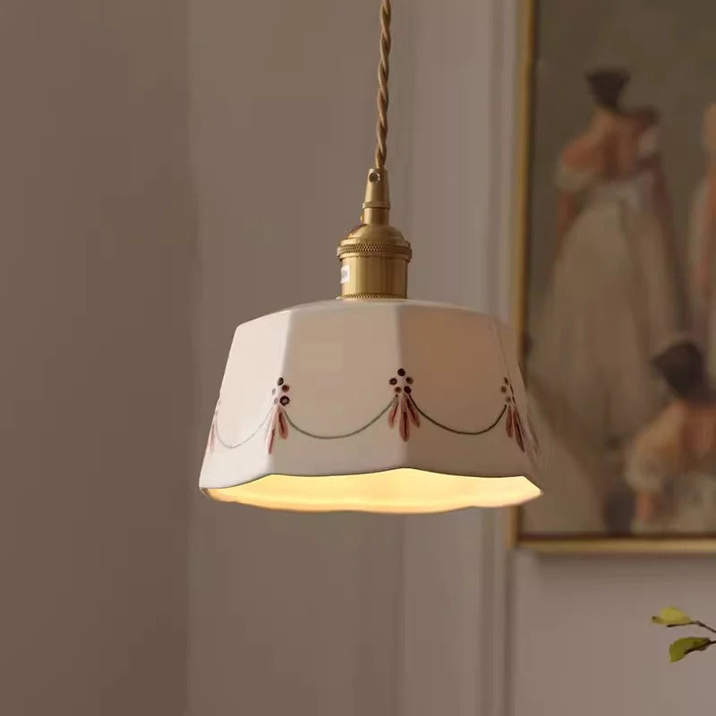Hudson Ceramic Hanging Pendant Light